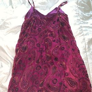 Loose paisley float dress